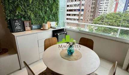 RESIDENCIAL JARDIM IMPERIAL. Apartamento 3 Quartos à Venda no Cidade Jardim, 114m², Suíte + Gabinete, Varanda Integrada, 2 Vagas Soltas Lazer Completo