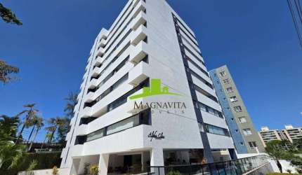 Alphaville Salvador I. Apartamento à Venda Alpha Class, 68m², 2 Suítes, Lavabo, Reformado, Nascente, 1 Vaga. Sofisticação e Localização Premium