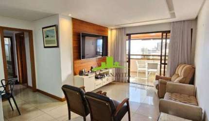 Pituba. Apartamento à Venda Ed. Tatti Moreno 3 Quartos, 2 Suítes, 138m², Vista Mar, Andar Alto. 3 Vagas. Alto Padrão. Segurança. Excelente localização