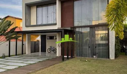 Alphaville Litoral Norte 3 Casa Alto Padrão à venda 4 suítes, 280m², Fino acabamento, Energia Solar, armários Todeschini, Espaço Gourmet. SPA na Suíte