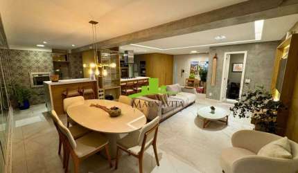 Ludco Greenville. Lindo Apartamento Alto Padrão à venda 134m², 3 suítes. Gabinete, Varanda Gourmet, Porteira Fechada, Andar Alto, Reformado. Patamares