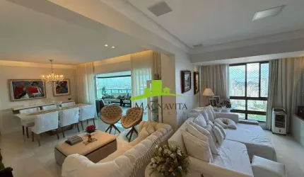Mansão Grazia. Apartamento Alto Luxo à Venda na Graça, 185m², 4 Suítes, Vista Mar Panorâmica, Nascente, 3 Vagas, Andar Alto. Alto Padrão. Conforto!