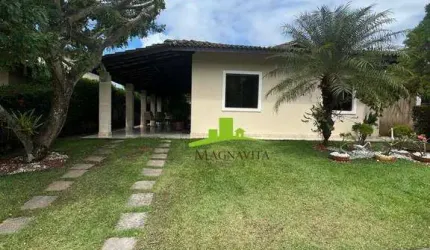 Casa térrea à venda no Condomínio Maanaim, Abrantes, 97m², 3/4 com suíte, Varanda, Energia Solar, Poço artesiano, 2 vagas. Lazer completo e Área verde