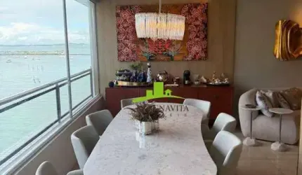 PORTO TRAPICHE RESIDENCE. Apartamento Alto Padrão 2 suítes à venda, 110m², Mobiliado, Vista Bahia Marina. Automação completa. Conforto e Segurança.