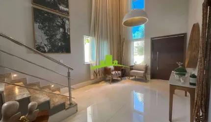 Alphaville II. Casa Alto Padrão à venda, 668m², 5 suítes, Piscina com borda infinita, Academia privativa, Área gourmet, 7 vagas de garagem, Segurança