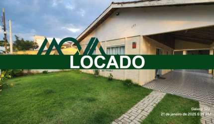 Casa disponível para locação mensal em Itapoá SC
