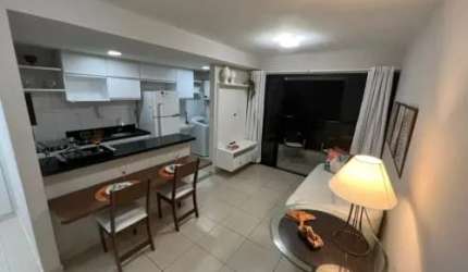Apartamento 1/4 Mobiliado na Barra – 53 m², Varandão e Infraestrutura Completa