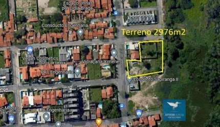 Excelente Terreno de 2976m2 para Construção de Casas em Fortaleza, Fica no Bairro Edson Queiroz próximo a Av. Edilson Brasil Soares