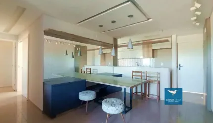 Apartamento com Móveis Projetados, Lazer Completo, Localização Privilegiada em Eusébio, Varanda Gourmet, Nascente, 77m2, 03 Quartos, 02 Vagas Cobertas