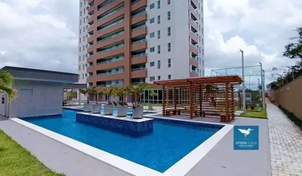 Apartamento Novo com Varanda Gourmet e Lazer Completo na Região Central do Eusébio a Poucos Metros da CE040, Plantas de 77m2 e 94m2, ambas com 03 Quartos sendo 02 Suítes, 02 Vagas.