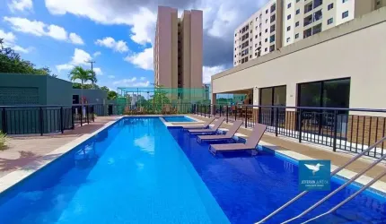 Apartamento Novo Pronto Para Morar na Região do Lago Jacarey, Andar Alto Varanda, Nascente, 02 Quartos, 02 Banheiros, 51m2, 01 Vaga e Lazer Completo