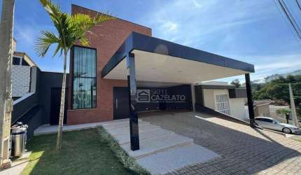Casa com 3 Suítes à venda, 283 m² por R$ 1.700.000 - Condomínio Terras de Atibaia I - Atibaia/SP