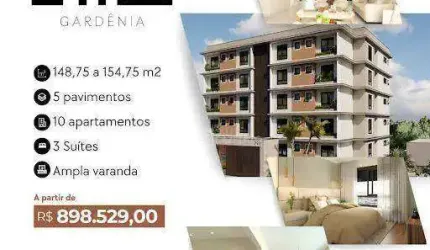 Apartamento com 3 dormitórios à venda por R$ 898.529,00 - Vila Gardênia - Atibaia/SP