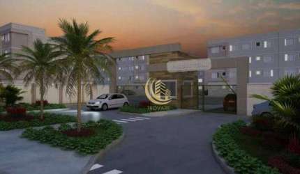 Apartamento com 2 dormitórios à venda, 48 m² por R$ 203.000 - Parque Senhor do Bonfim - Taubaté/SP