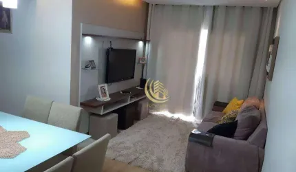 bonito apartamento 02 dormitórios e 01 suíte , acabamento e planejados de bom gosto , excelente localização ao lado supermercado(completo) com lazer