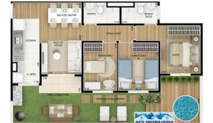Apartamento NOVO a venda/permuta no Parque São Vicente em Mauá
