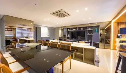 Apartamento todo pronto com 178 metros a 2 quadras da praia