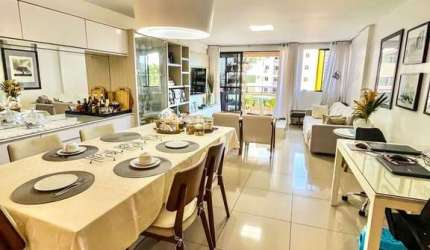 Apartamento com 3 suítes + varanda gourmet na ponta verde