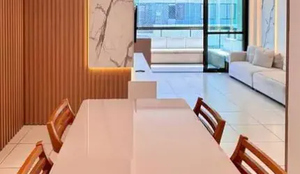 Apartamento com 4 quartos porteira fechada na Jatiuca