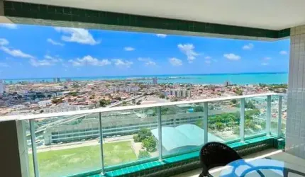 Apartamento com vista mar no varandas do alto