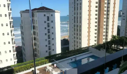 Apartamento alto padrão com vista mar, 3 dormitórios sendo 1 suíte, lazer completo no condomínio, PITANGUEIRAS-Guarujá/SP.