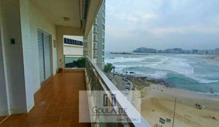 Apartamento alto padrão com vista total para o mar na praia da Pitangueiras-Guarujá/SP.