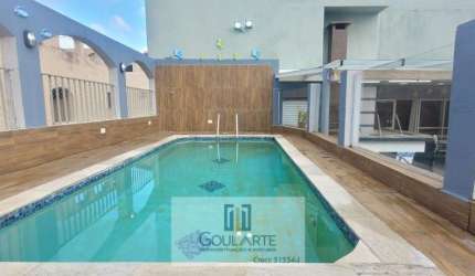 COBERTURA DUPLEX , 3 dormitórios climatizados sendo 1 suíte, terraço com Piscina e área gourmet, lado praia da ENSEADA -Guarujá/SP.