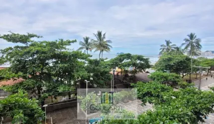 Apartamento alto padrão sacada vista total mar, 4 dormitórios sendo 1 suíte, lazer no condomínio na praia da Pitangueiras-Guarujá/SP.