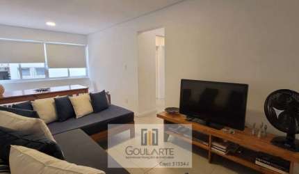 Apartamento com 1 dormitório amplo, á menos de 250 metros do mar - PITANGUEIRAS-Guarujá/SP.