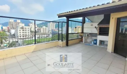 Cobertura Duplex com 3 dormitórios sendo 1 suíte na praia da Enseada-Guarujá/SP.