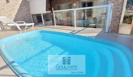 COBERTURA DUPLEX , 3 dormitórios sendo 1 suíte, terraço com Piscina e área gourmet, lado praia da ENSEADA -Guarujá/SP.
