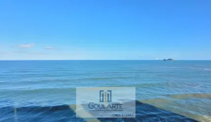 Apartamento alto padrão com sacada gourmet e vista total para o mar, 3 suítes climatizadas, lazer completo no condomínio, PITANGUEIRAS - Guarujá/SP.