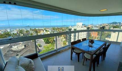 Apartamento com sacada gourmet e vista do mar, 3 suítes, lazer completo no condomínio, no lado praia da ENSEADA-GUARUJÁ/SP