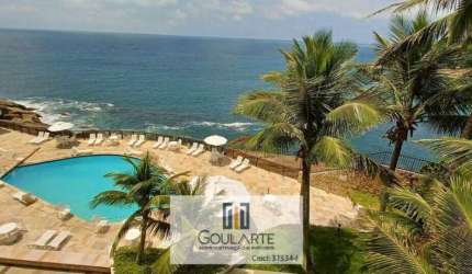 Apartamento alto padrão com sacada envidraçada frente mar, 3 dormitórios sendo 2 suítes, lazer completo no condomínio, *vista total mar*, lado praia - ENSEADA - Guarujá/SP
