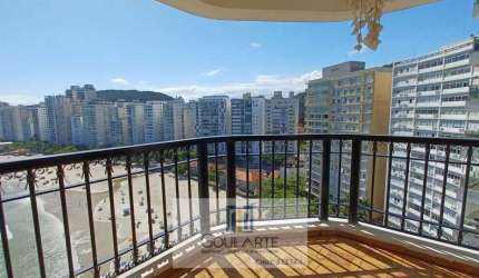 Apartamento com vista total do mar na praia da Pitangueiras-Guarujá/SP.