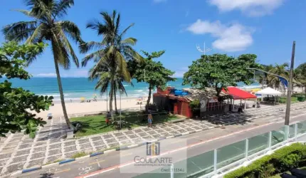 Apartamento Alto Padrão frente mar, 2 dormitórios sendo 1 suíte, vista mar na praia do TOMBO - Guarujá/SP.