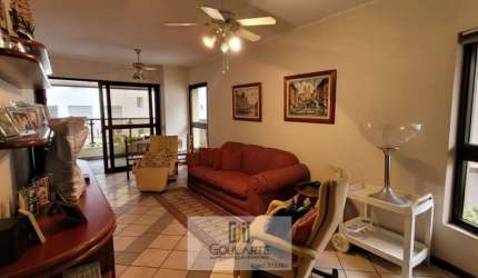 Apartamento alto padrão com sacada, 3 dormitórios sendo 1 suíte, na praia da PITANGUEIRAS-Guarujá/SP.