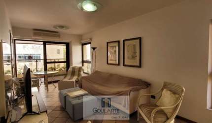 Apartamento alto padrão com sacada, 3 dormitórios sendo 1 suíte, na praia da PITANGUEIRAS-Guarujá/SP.