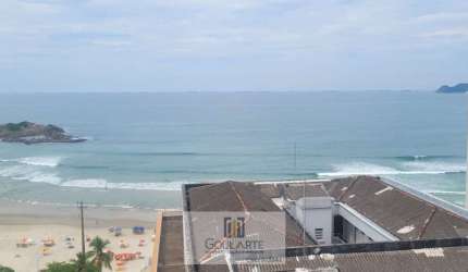 Apartamento alto padrão com sacada gourmet vista mar, 3 suítes climatizadas, lazer completo no condomínio - Pitangueiras - Guarujá/SP