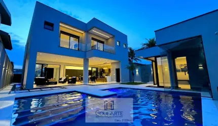 Casa alto padrão no Condomínio ACAPULCO com área de lazer, na praia do Pernambuco - Guarujá/SP