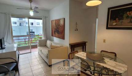 Apartamento padrão com 2 dormitórios climatizados, lazer no condomínio, na praia da ENSEADA - Guarujá/SP.