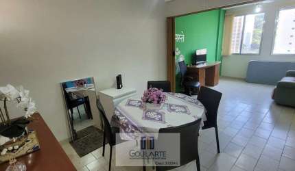 Apartamento com 1 dormitório amplo, á menos de 200 metros do mar - PITANGUEIRAS-Guarujá/SP.