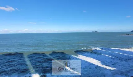 Apartamento alto padrão com sacada vista total para o mar, 3 suítes climatizadas, lazer completo no condomínio, PITANGUEIRAS - Guarujá/SP.
