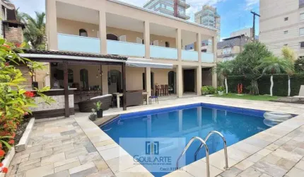 Casa DUPLEX alto padrão, 4 suítes climatizadas, lazer completo, à 200 metros do mar em região nobre na praia da ENSEADA-Guarujá/SP.