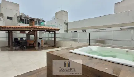 COBERTURA DUPLEX,2 dormitórios sendo 1 suíte, área gourmet com jacuzzi , na praia da  ENSEADA -Guarujá/SP.