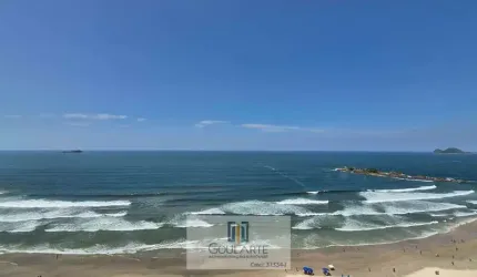 Apartamento alto padrão com vista total do mar, 3 suítes, reformado, na praia das Pitangueiras - Guarujá/SP.