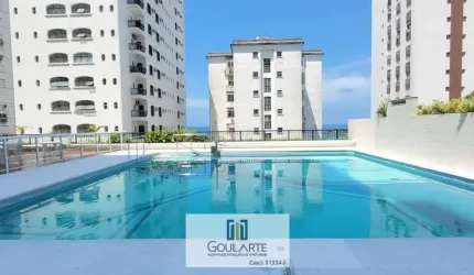 Apartamento alto padrão com vista mar, 3 dormitórios sendo 1 suíte, lazer completo no condomínio, PITANGUEIRAS-Guarujá/SP.