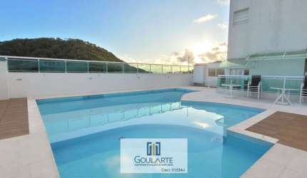 Apartamento com sacada gourmet , 3 dormitórios climatizados sendo 2 suítes, lazer completo no condomínio, PITANGUEIRAS - Guarujá/SP.