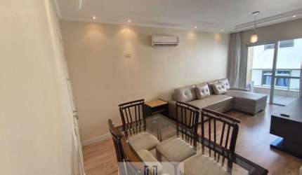 Apartamento com 3 dormitórios sendo 1 suíte, ambientes climatizados, lado praia da ENSEADA - Guarujá/SP.