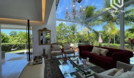 Busca Ville - Casa com 4 dormitórios à venda, 1100 m² por R$ 4.900.000 - Busca Vida - Camaçari/BA